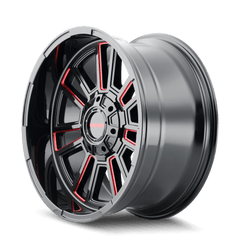 20x9 MAYHEM APOLLO 8x170 Offset (18) Center Bore (125.2) Style #8115 | 8115 - 2970BTR18 - Black Patch Performance - MAYH81152970BTR18