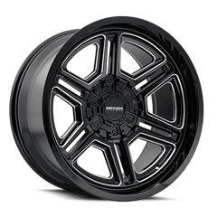 20x10 MAYHEM HERMOSA 5x4.5 5x5 Offset ( - 25) Center Bore (87) Style #8117 | 8117 - 2156BM - Black Patch Performance - MAYH81172156BM