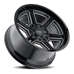 20x10 MAYHEM HERMOSA 8x170 Offset ( - 25) Center Bore (125.2) Style #8117 | 8117 - 2170BM - Black Patch Performance - MAYH81172170BM