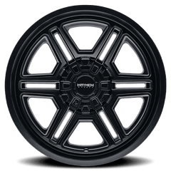 20x10 MAYHEM HERMOSA 8x170 Offset ( - 25) Center Bore (125.2) Style #8117 | 8117 - 2170MB - Black Patch Performance - MAYH81172170MB