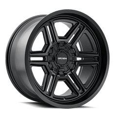 20x12 MAYHEM HERMOSA 5x4.5 5x5 Offset ( - 44) Center Bore (87) Style #8117 | 8117 - 2256MB - Black Patch Performance - MAYH81172256MB