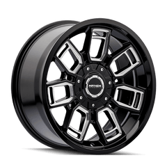 20x9 MAYHEM ORDINANCE 5x5 5x5.5 Offset (0) Center Bore (87) Style #8118 | 8118 - 2952MZ - Black Patch Performance - MAYH81182952MZ