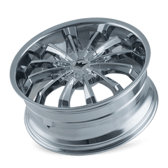 24x9.5 MAZZI FUSION 5x5 5x5.5 Offset (18) Center Bore (87) Style 341 | 341-24952C - Black Patch Performance - MAZZ34124952C