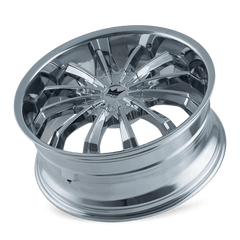 20x8.5 MAZZI FUSION 5x110 5x115 Offset (35) Center Bore (72.62) Style #341 | 341 - 2811C - Black Patch Performance - MAZZ3412811C