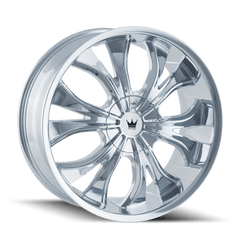 24x9.5 MAZZI HUSTLER 6x135 6x5.5 Offset (30) Center Bore (106) Style 342 | 342-24937C - Black Patch Performance - MAZZ34224937C