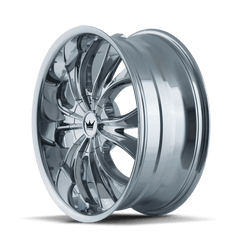 24x9.5 MAZZI HUSTLER 6x135 6x5.5 Offset (30) Center Bore (106) Style 342 | 342-24937C - Black Patch Performance - MAZZ34224937C