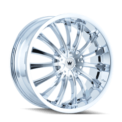 20x8.5 MAZZI HYPE 5x110 5x115 Offset (40) Center Bore (72.62) Style #351 | 351 - 2811C - Black Patch Performance - MAZZ3512811C