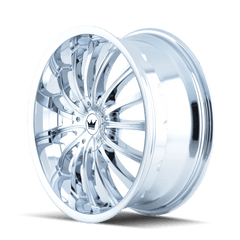 20x8.5 MAZZI HYPE 5x110 5x115 Offset (40) Center Bore (72.62) Style #351 | 351 - 2811C - Black Patch Performance - MAZZ3512811C