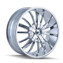 24x9.5 MAZZI ESSENCE 6x135 6x5.5 Offset (30) Center Bore (106) Style 364 | 364-24937C - Black Patch Performance - MAZZ36424937C