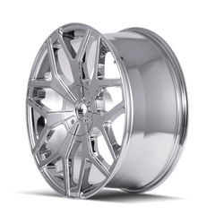 22x9.5 MAZZI PROFILE 5x115 5x5.5 Offset (18) Center Bore (87) Style #367 | 367 - 22988C - Black Patch Performance - MAZZ36722988C