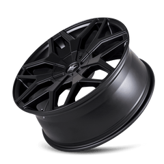 22x9.5 MAZZI PROFILE 5x115 5x5.5 Offset (18) Center Bore (87) Style #367 | 367 - 22988MB - Black Patch Performance - MAZZ36722988MB