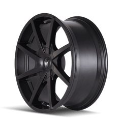 24x9.5 MAZZI KICKSTAND 5x115 5x120 Offset (18) Center Bore (74.1) Style 369 | 369-24918MB - Black Patch Performance - MAZZ36924918MB