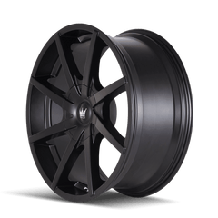 20x8.5 MAZZI KICKSTAND 5x115 5x120 Offset (18) Center Bore (74.1) Style #369 | 369 - 2818MB - Black Patch Performance - MAZZ3692818MB