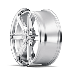 20x8.5 MAZZI STILTS 5x4.25 5x4.5 Offset (35) Center Bore (72.6) Style #371 | 371 - 2814C - Black Patch Performance - MAZZ3712814C