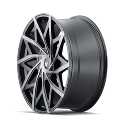 24x9.5 MAZZI BIG EASY 5x115 5x120 Offset (18) Center Bore (74.1) Style 372 | 372-24918TM - Black Patch Performance - MAZZ37224918TM