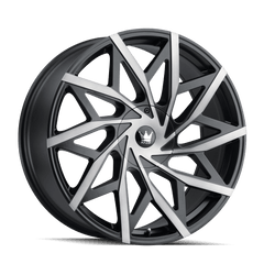 24x9.5 MAZZI BIG EASY 6x135 6x5.5 Offset (30) Center Bore (106) Style 372 | 372-24937TM - Black Patch Performance - MAZZ37224937TM