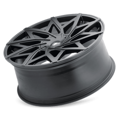 20x8.5 MAZZI BIG EASY 5x110 5x115 Offset (35) Center Bore (72.6) Style #372 | 372 - 2811MB - Black Patch Performance - MAZZ3722811MB