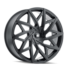 20x8.5 MAZZI BIG EASY 5x110 5x115 Offset (35) Center Bore (72.6) Style #372 | 372 - 2811MB - Black Patch Performance - MAZZ3722811MB