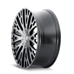 22x9.5 MAZZI TWIST TIE 5x5 5x5.5 Offset (18) Center Bore (87) Style #373 | 373 - 22952TM - Black Patch Performance - MAZZ37322952TM