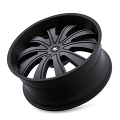 24x9.5 MAZZI ROLLA 6x135 6x5.5 Offset (30) Center Bore (106) Style 374 | 374-24937TM - Black Patch Performance - MAZZ37424937TM