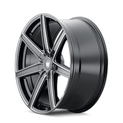 22x8.5 MAZZI LAGUNA 5x112 5x120 Offset (38) Center Bore (74.1) Style #376 | 376 - 22809B - Black Patch Performance - MAZZ37622809B
