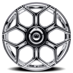 20x8.5 MAZZI LIBRA 5x115 5x120 Offset (18) Center Bore (74.1) Style #379 | 379 - 2818C - Black Patch Performance - MAZZ3792818C