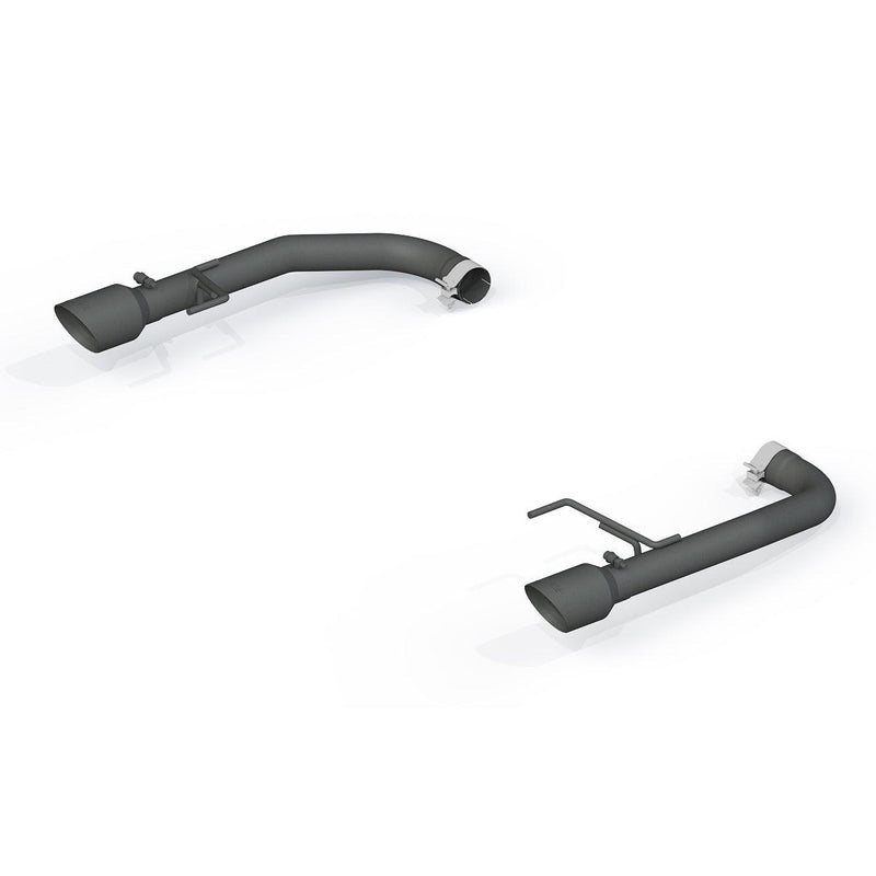 MBRP Exhaust 2 1/2in. Axle Back Kit; Black Coated - Exhaust from Black Patch Performance