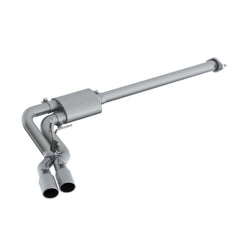 MBRP Exhaust 3in. Cat Back; Single Side Dual Outlet in Front of Rear Wheel; T304; Race Version - Exhaust from Black Patch Performance