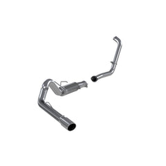 MBRP Exhaust 4in. Turbo Back; Single Side (Stock Cat) Exit; AL - Exhaust from Black Patch Performance