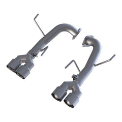 MBRP Exhaust 2.5" Axle Back, Dual Split Rear, T304 - Black Patch Performance - MBRPS4801304