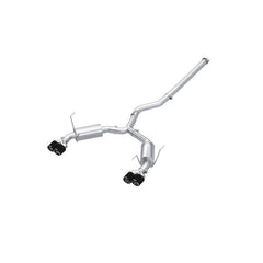 MBRP Catback Exhaust 304 - Black Patch Performance - MBRPS48073CF