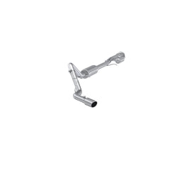 MBRP Exhaust 3in. Cat Back; Single Side; AL - Black Patch Performance - MBRPS5019AL