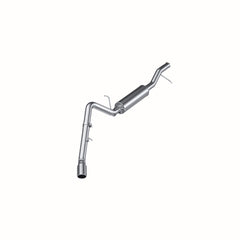 MBRP Exhaust 3in. Cat Back; Single Side; AL - Black Patch Performance - MBRPS5062AL
