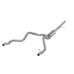 MBRP Exhaust 2 1/2" Cat Back, Dual Rear , AL - Black Patch Performance - MBRPS5085AL