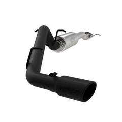 MBRP Exhaust 3in. Cat Back; Single Side; Black Coated - Black Patch Performance - MBRPS5088BLK