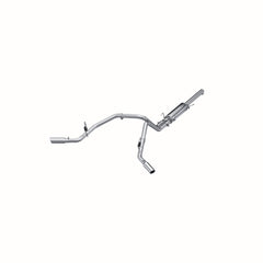 MBRP Exhaust 2 1/2in. Cat Back; Dual Split Side; AL - Black Patch Performance - MBRPS5114AL