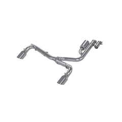 MBRP Exhaust 2.5" Resonator-Back, Dual Rear Exit, T409 - Black Patch Performance - MBRPS5207409