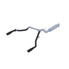 MBRP Exhaust 3" Cat Back, Single Side Exit, Black Coated - Black Patch Performance - MBRPS5223BLK