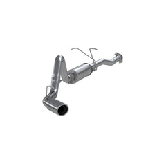 MBRP Exhaust 2 1/2in. Cat Back; Single Side; AL - Black Patch Performance - MBRPS5226AL