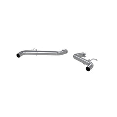 MBRP Exhaust 2.5in. Axle Back; Aluminized - Black Patch Performance - MBRPS5239AL