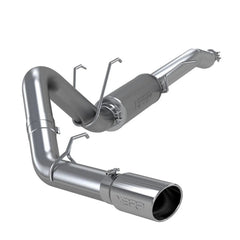 MBRP Exhaust 4in. Resonator Back; Single Side; AL - Black Patch Performance - MBRPS5247AL