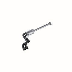 MBRP Exhaust 3in. Cat Back; Pre-Axle Dual Outlet; Black Coated - Black Patch Performance - MBRPS5261BLK