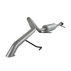 MBRP Exhaust 2 1/2in. Cat Back; Single Rear; Off-Road Tail; No tip; AL - Black Patch Performance - MBRPS5310AL