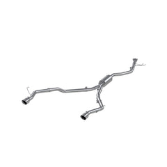 MBRP Exhaust 2 1/2in. Cat Back; Dual Split Rear; T304 - Black Patch Performance - MBRPS5901304
