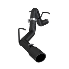 MBRP Exhaust 3"; Filter Back, Single Side , Black Coated - Black Patch Performance - MBRPS6058BLK