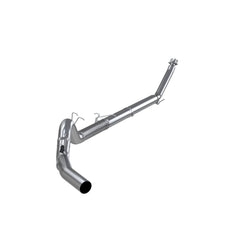 MBRP Exhaust 5in. Turbo Back; Single Side Exit; No Muffler; T409 - Black Patch Performance - MBRPS61120SLM