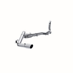 MBRP Exhaust 4in. Turbo Back; Single Side Exit (4WD only); T409 - Black Patch Performance - MBRPS6150409