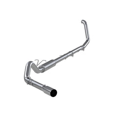 MBRP Exhaust 4in. Turbo Back; Single Side Exit; T304 - Black Patch Performance - MBRPS6200304