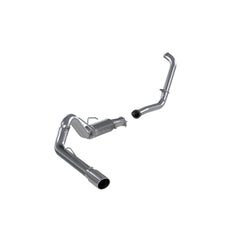 MBRP Exhaust 4in. Turbo Back; Single Side (Stock Cat) Exit; AL - Black Patch Performance - MBRPS6216AL