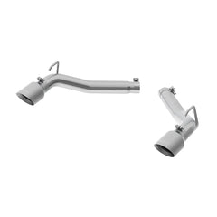 MBRP Exhaust 3in. Axle Back; Muffler Delete; T304 - Black Patch Performance - MBRPS7019304